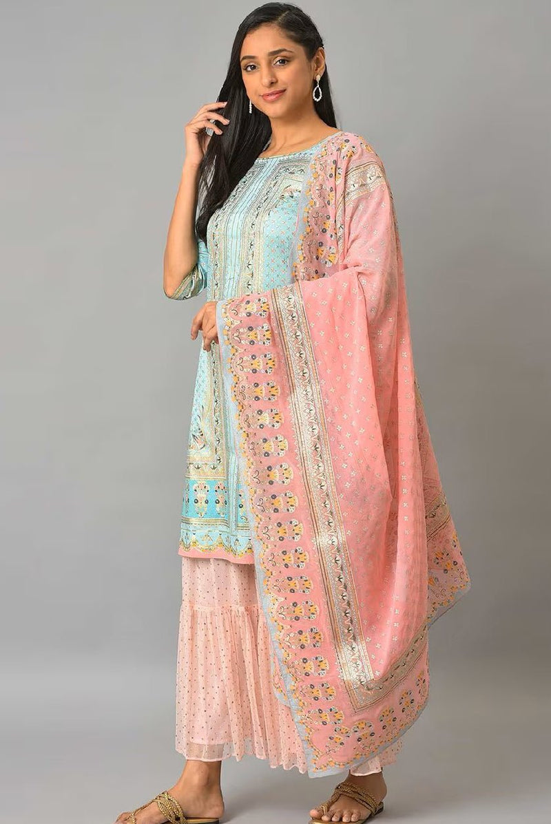 Affordable Sharara Kurta Set - Trendy Three Piece