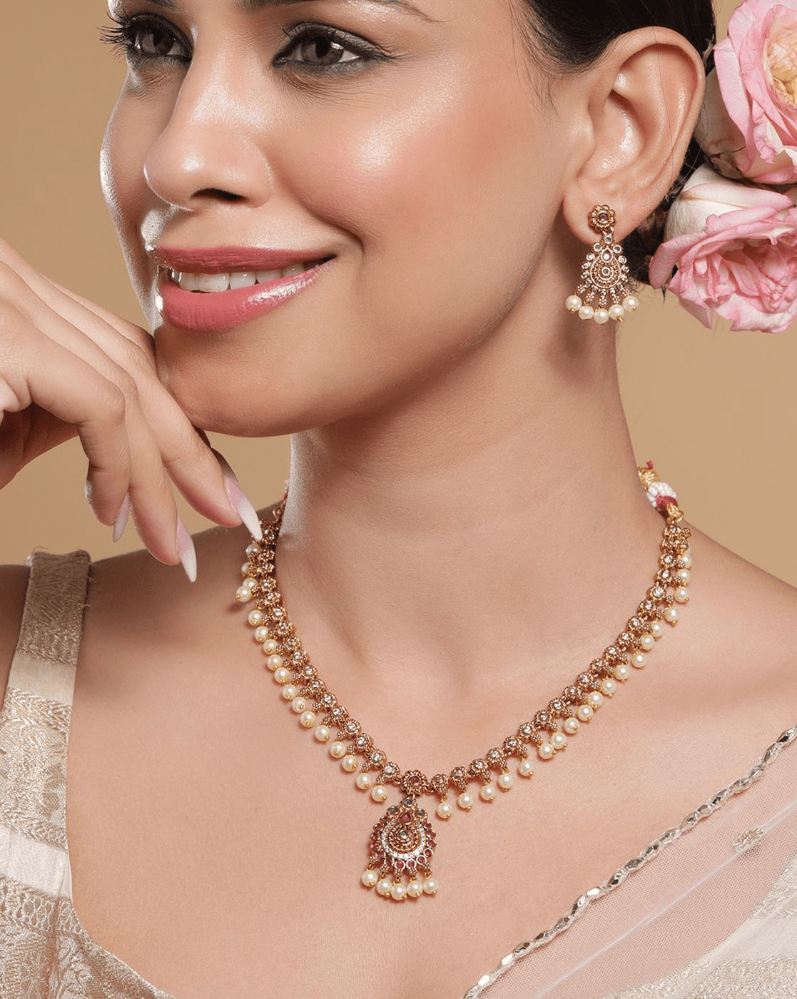 Elegant Jewelry Set Canada - Necklace & Earrings