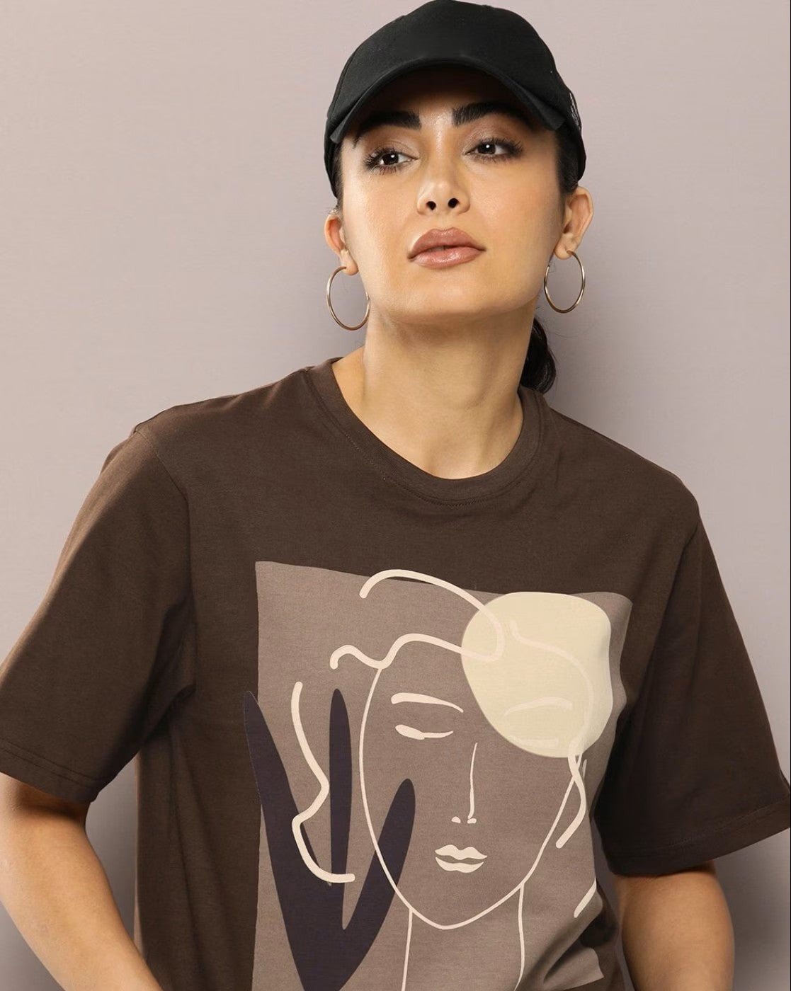 Oversized Graphic T-Shirt for Women
