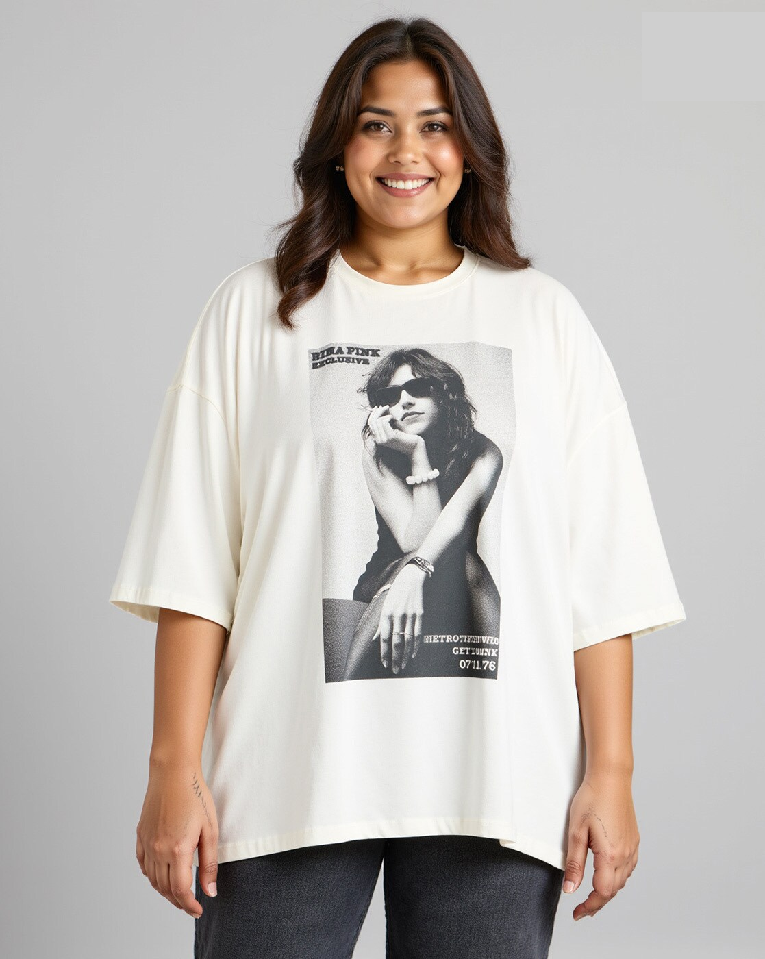 Oversized Rock T-Shirt Canada for Plus Size Women