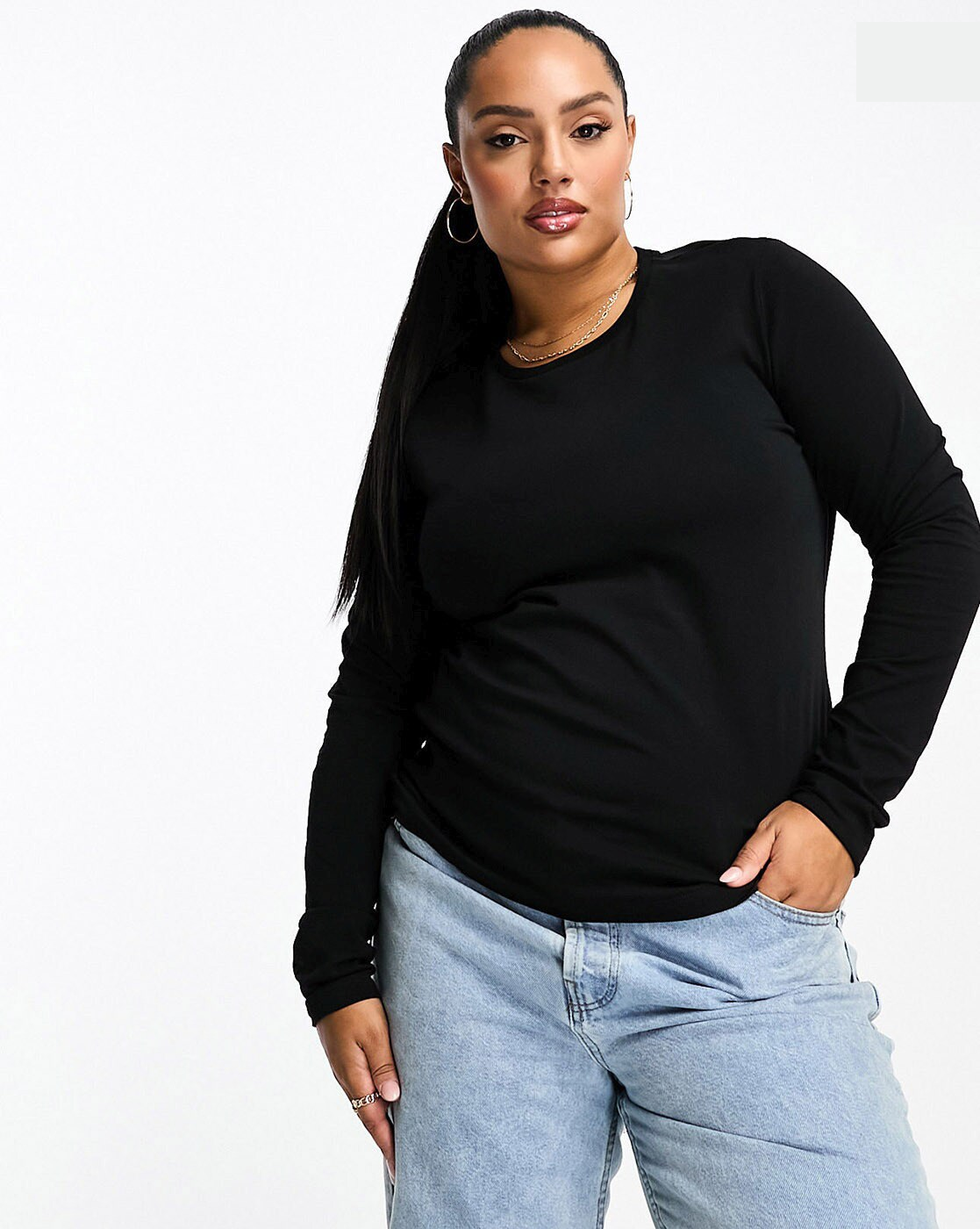 Plus Size Fashion Canada Long Sleeve Top