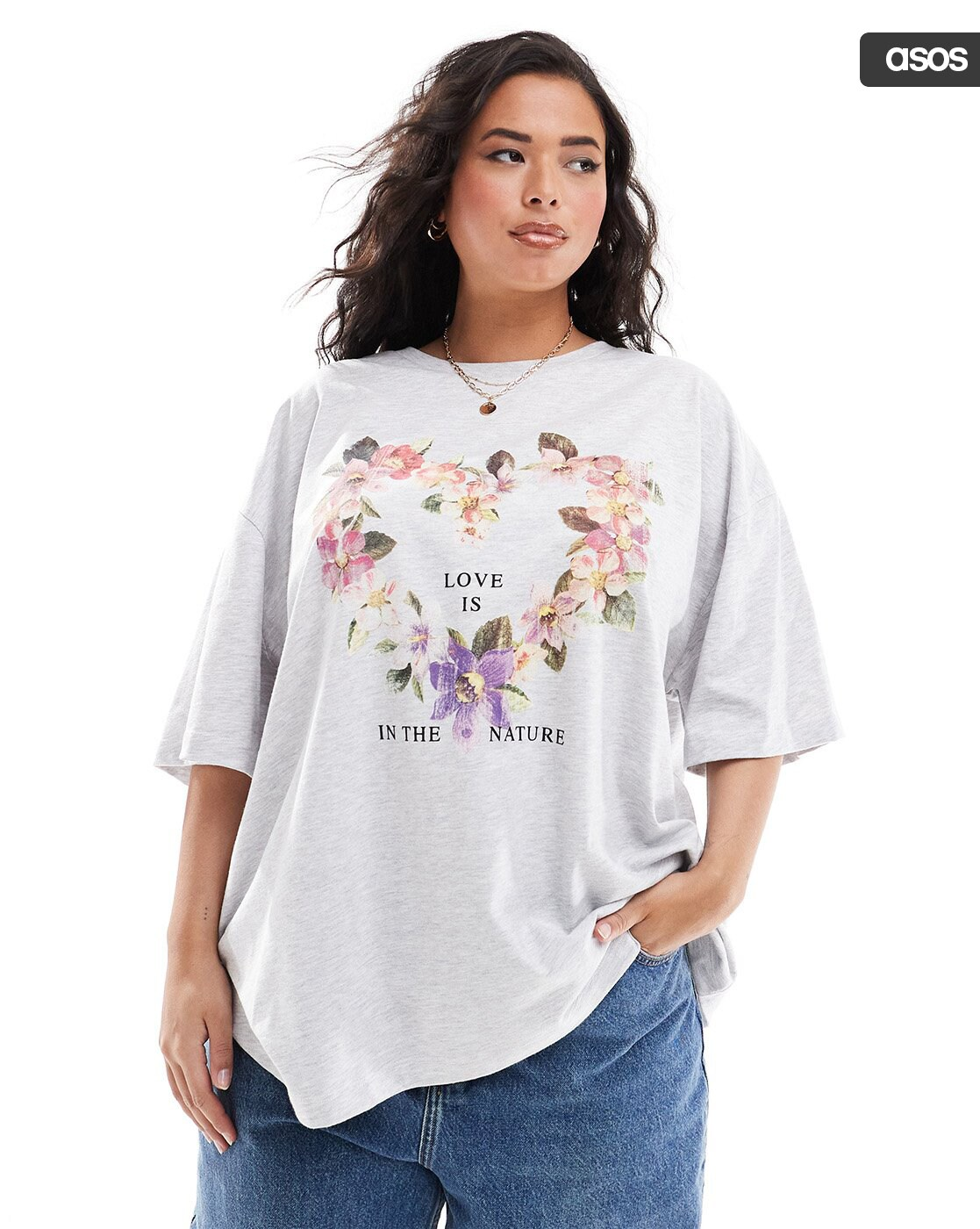 Plus Size Floral Graphic T-Shirt for Women