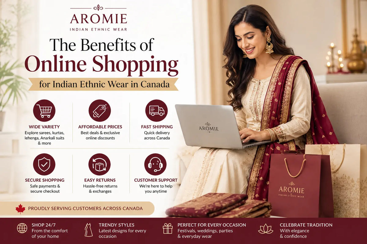 The Benefits of Online Shopping for Indian Ethnic Wear in Canada