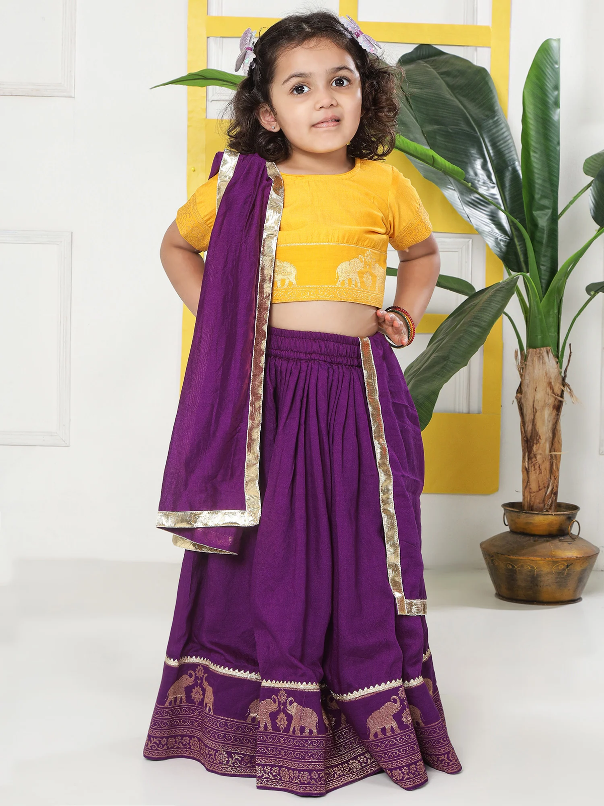Girls Indian ethnic wear collection online Canada, featuring festive dresses and lehengas