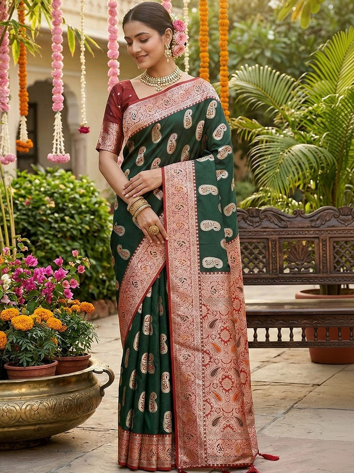 Indian sarees collection online Canada, featuring silk and party wear sarees