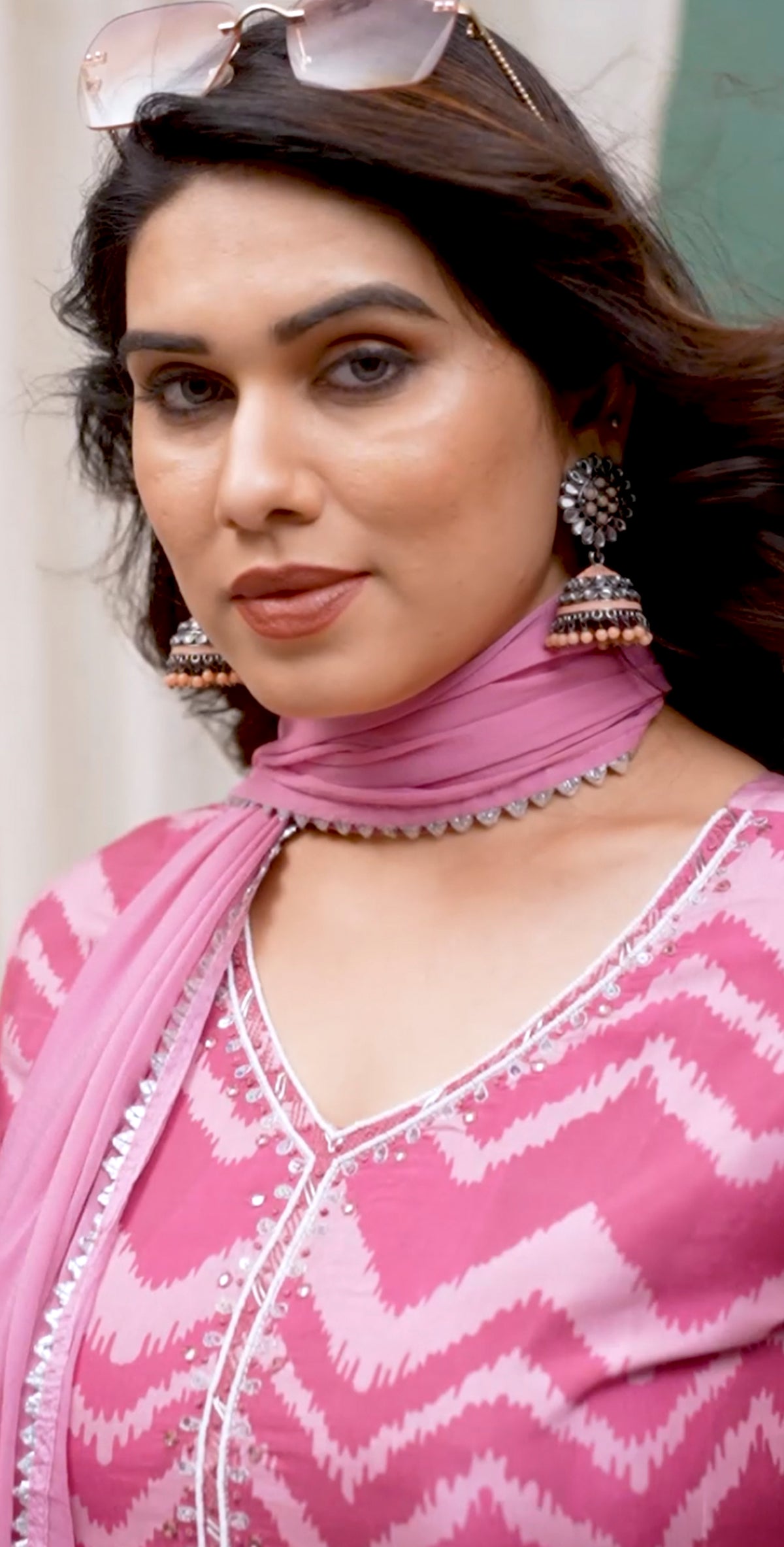 Cotton printed Anarkali kurta sets