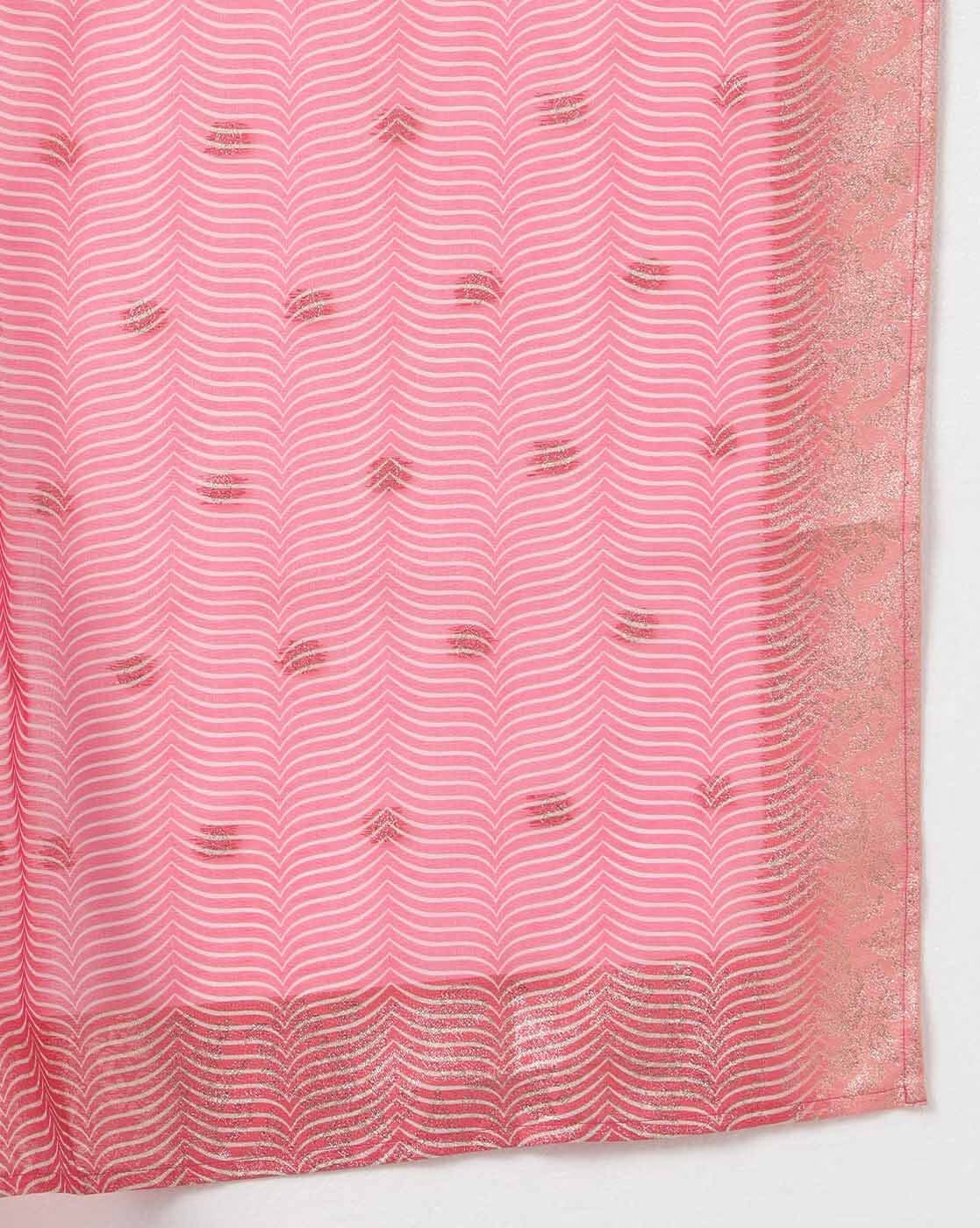 Women Embroidered Straight Kurta with Palazzos & Dupatta