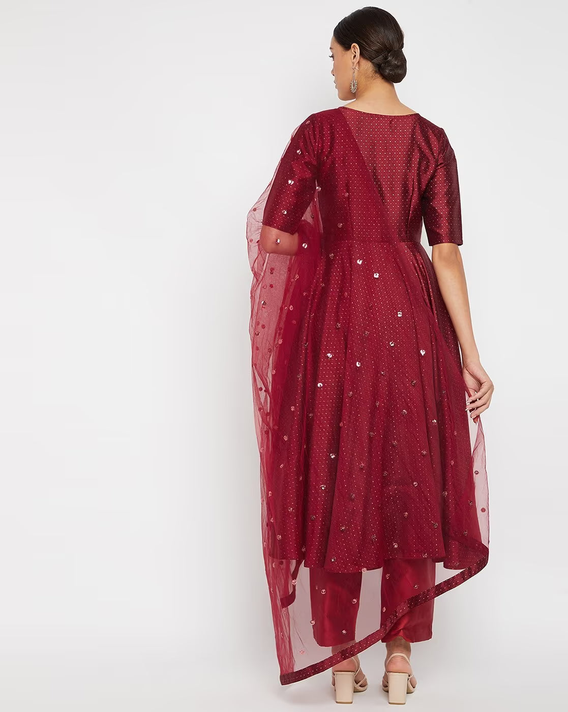 Embellished Anarkali Kurta Set