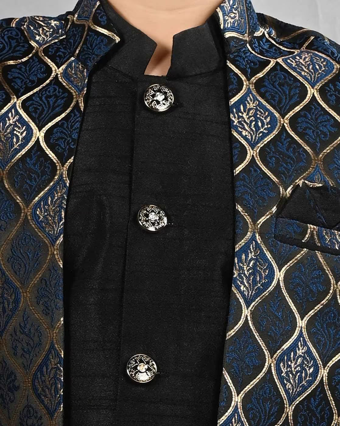 Boys Kurta with Pyjamas & Nehru Jacket