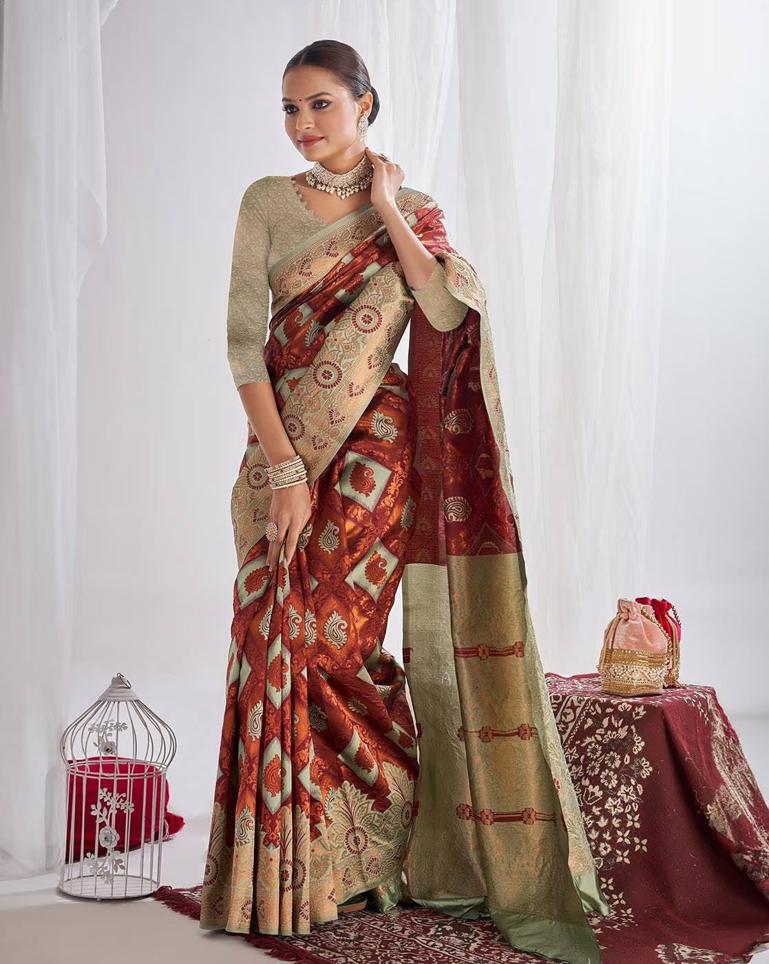 Women's Banarasi Soft Silk Saree