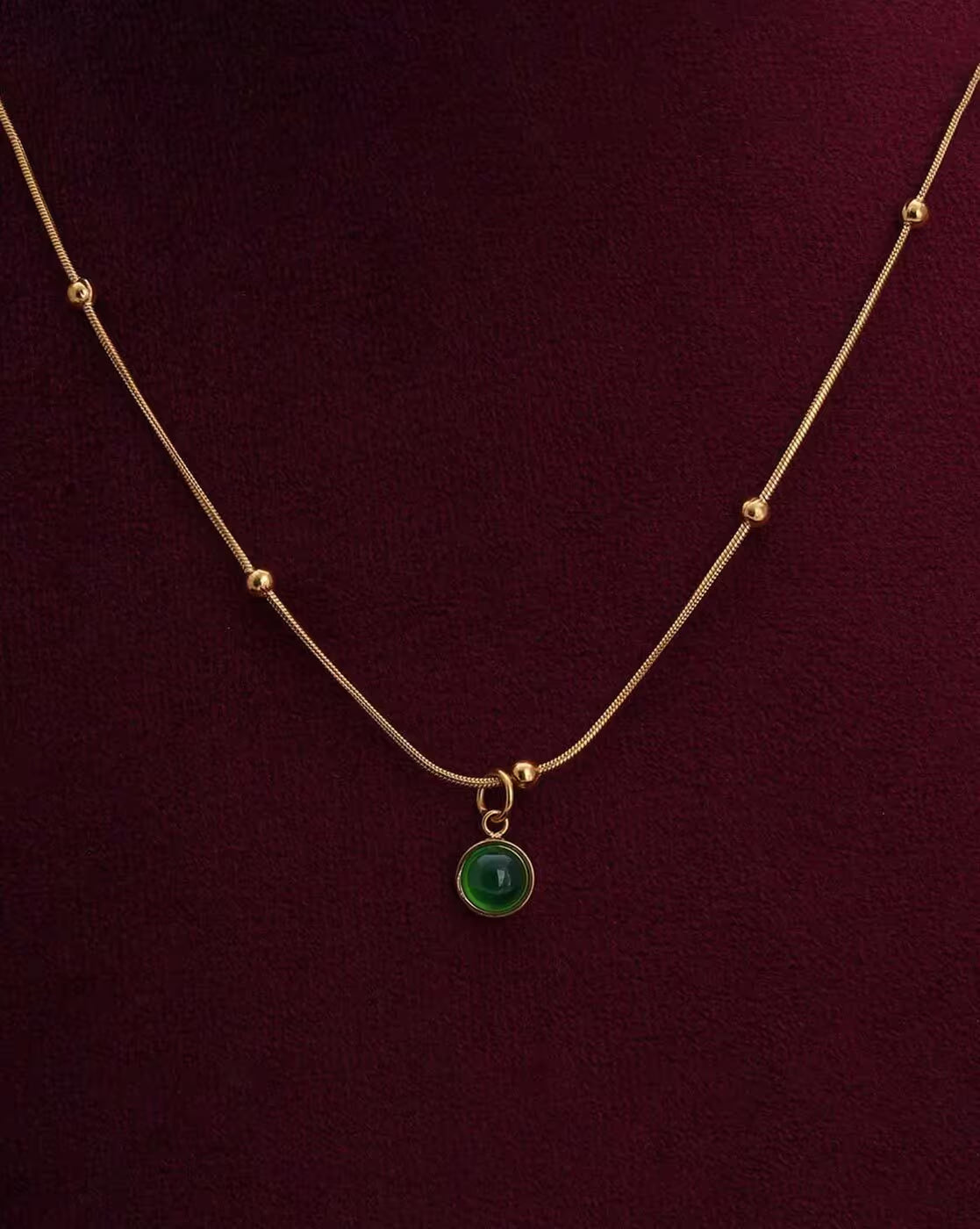 Women Link Chain Necklace with Pendent | OS