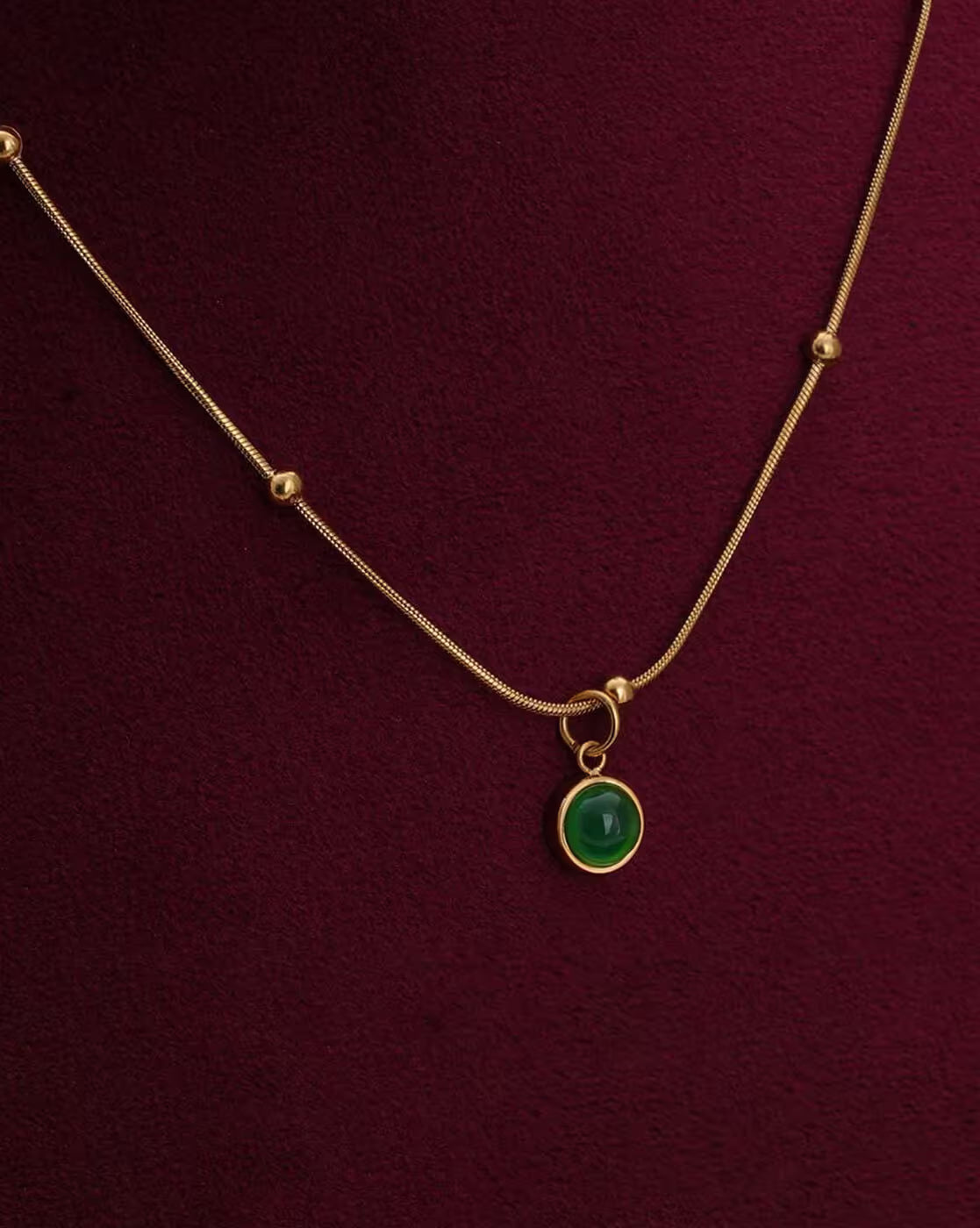 Women Link Chain Necklace with Pendent | OS
