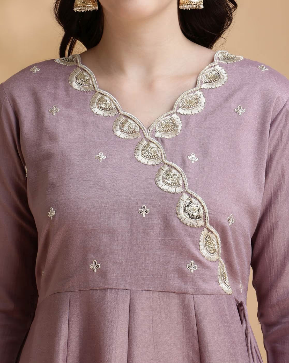 Embroidery Anarkali Kurta Set