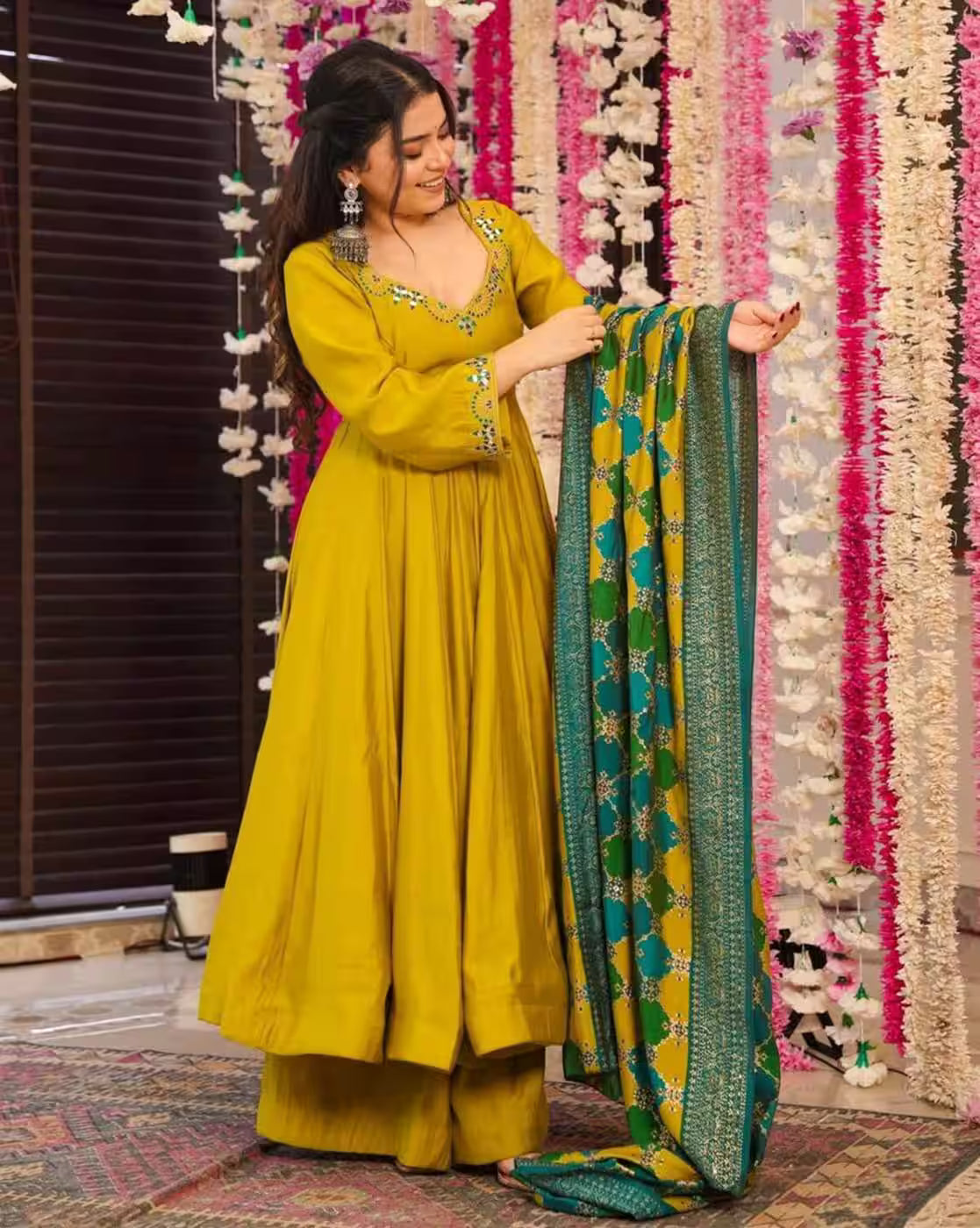 Embellished Anarkali Kurta Set