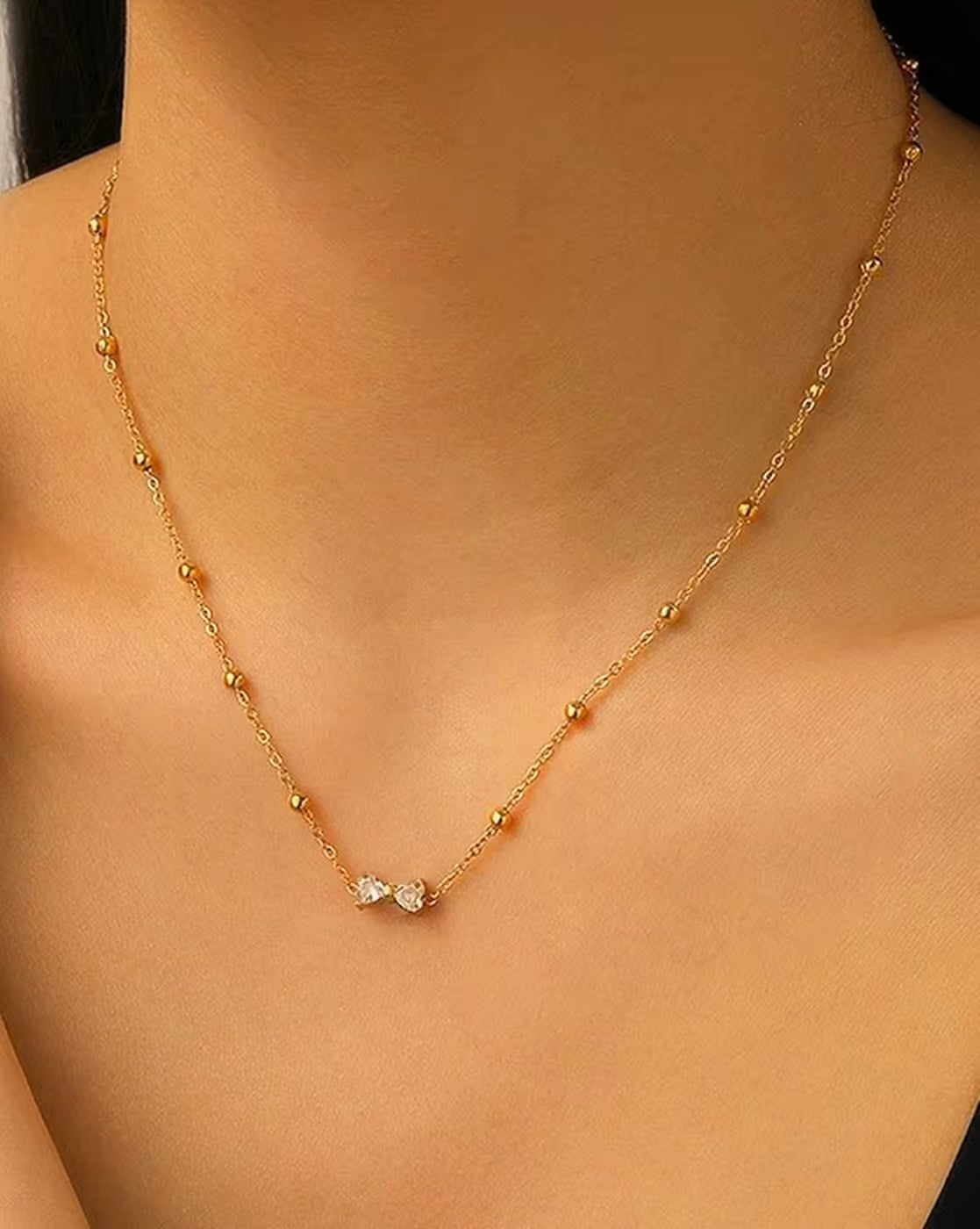 Women Gold Plated Anti Tarnish Stainless Steel Pendants | OS