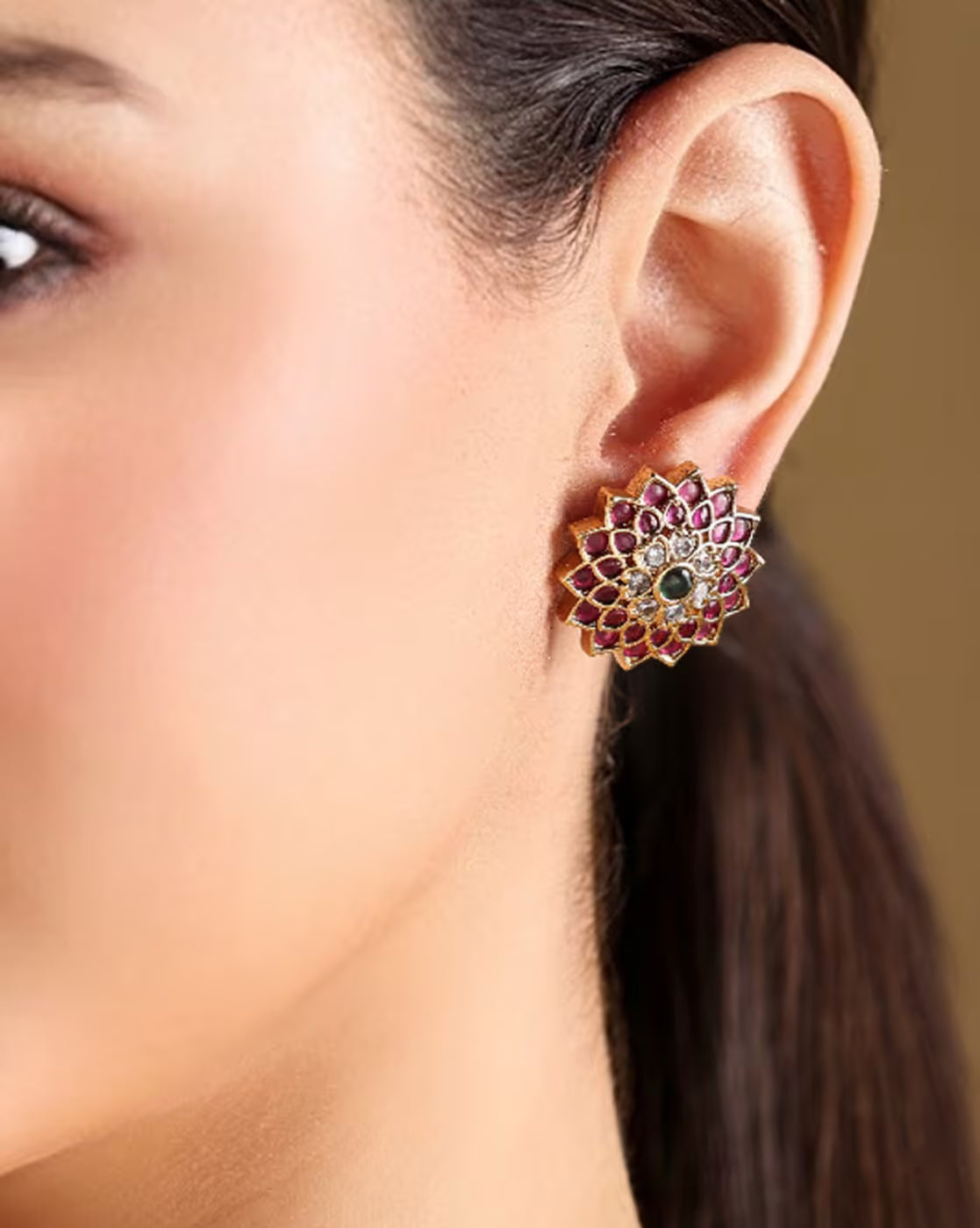 Women Metal Ethnic Earring Set | FS