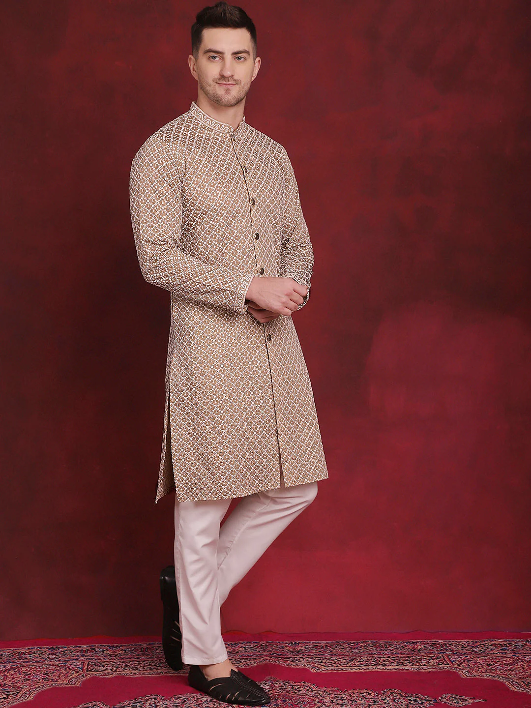 Chikankari Front Open Kurtas