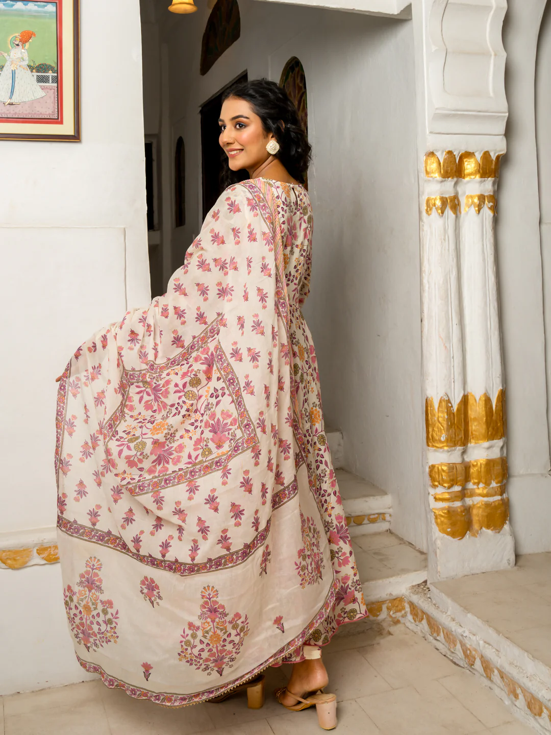 Chandrika Embroidery Cotton Suit Set