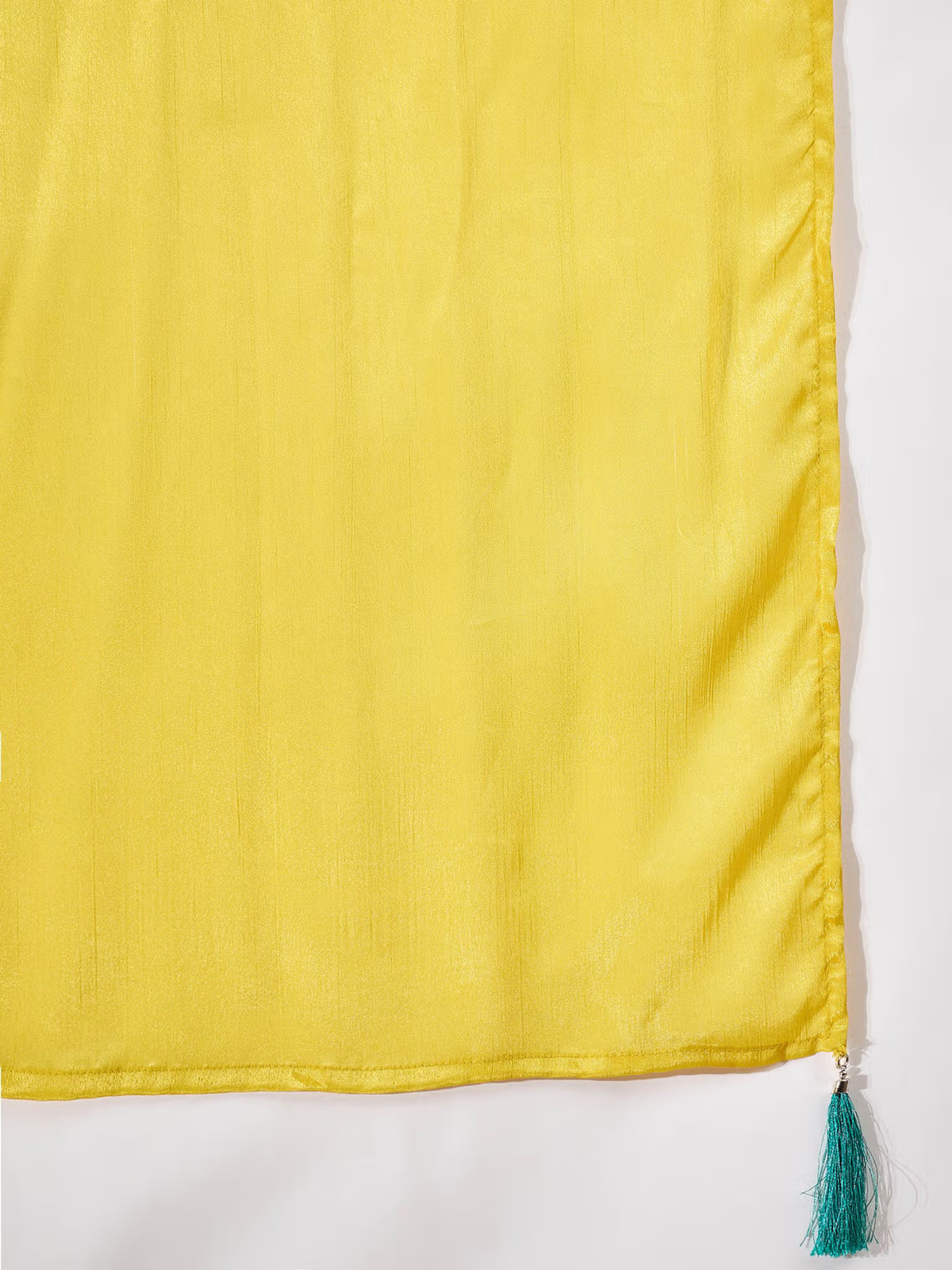 Yellow Printed Anarkali Kurti Palazzo Set with Dupatta