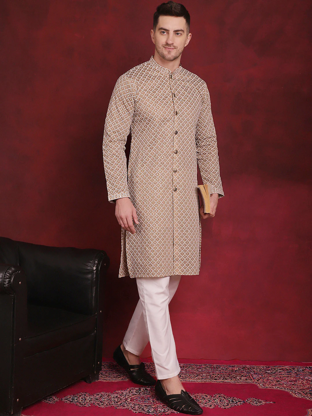 Chikankari Front Open Kurtas