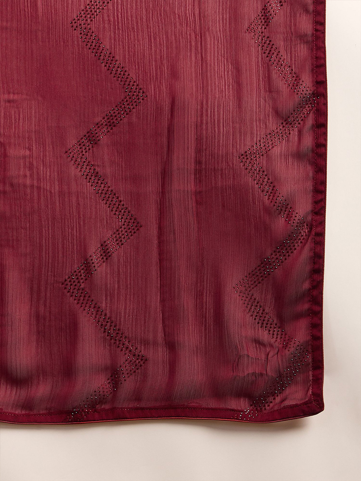 Satin Designer Saree aromie