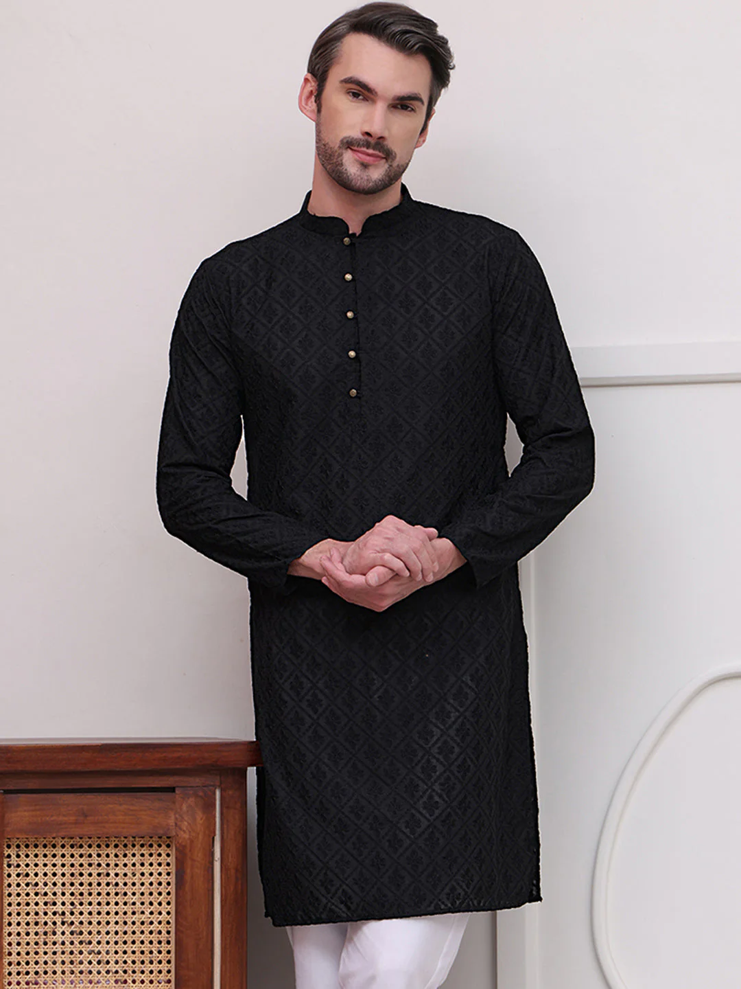 Embroidered Cotton Kurtas