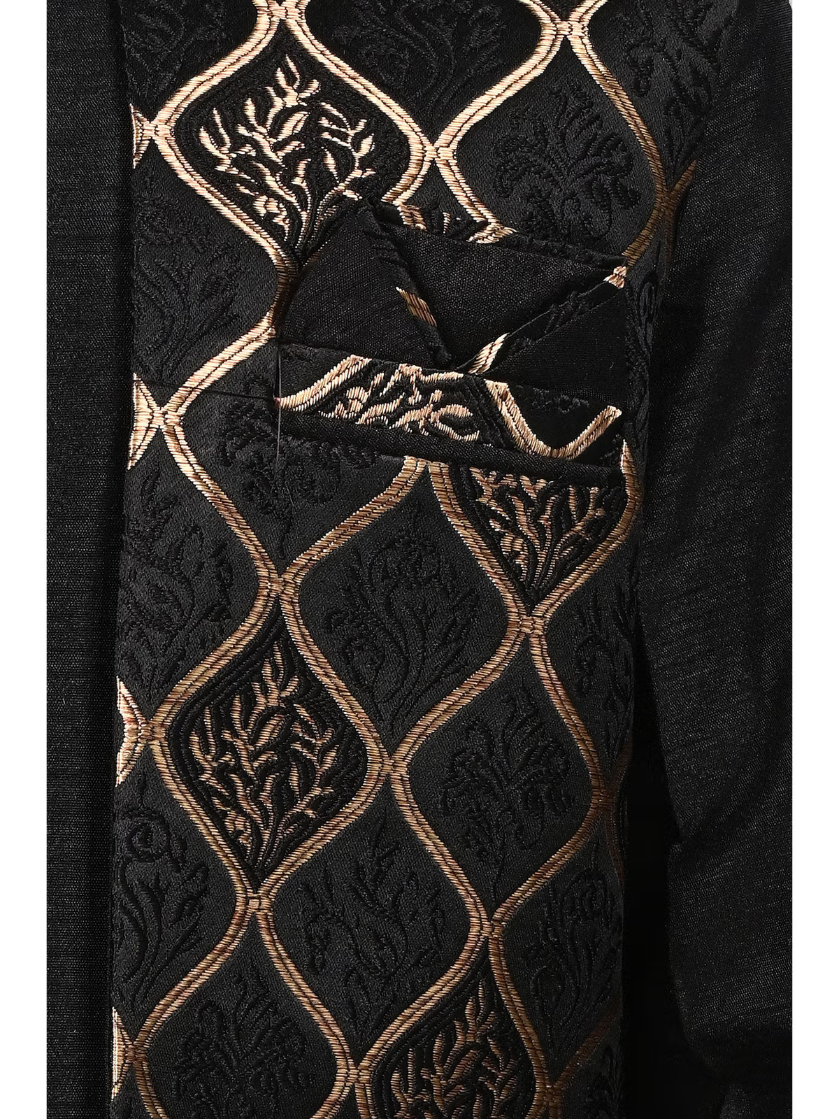 Black Kids Blend Sherwani and Pant with Jacket (Set of 3)