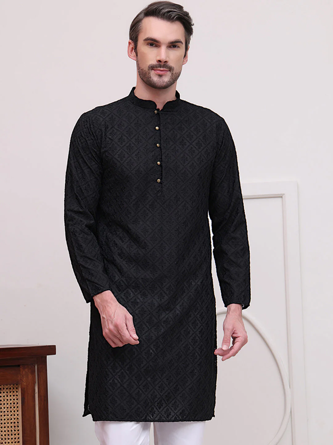 Embroidered Cotton Kurtas