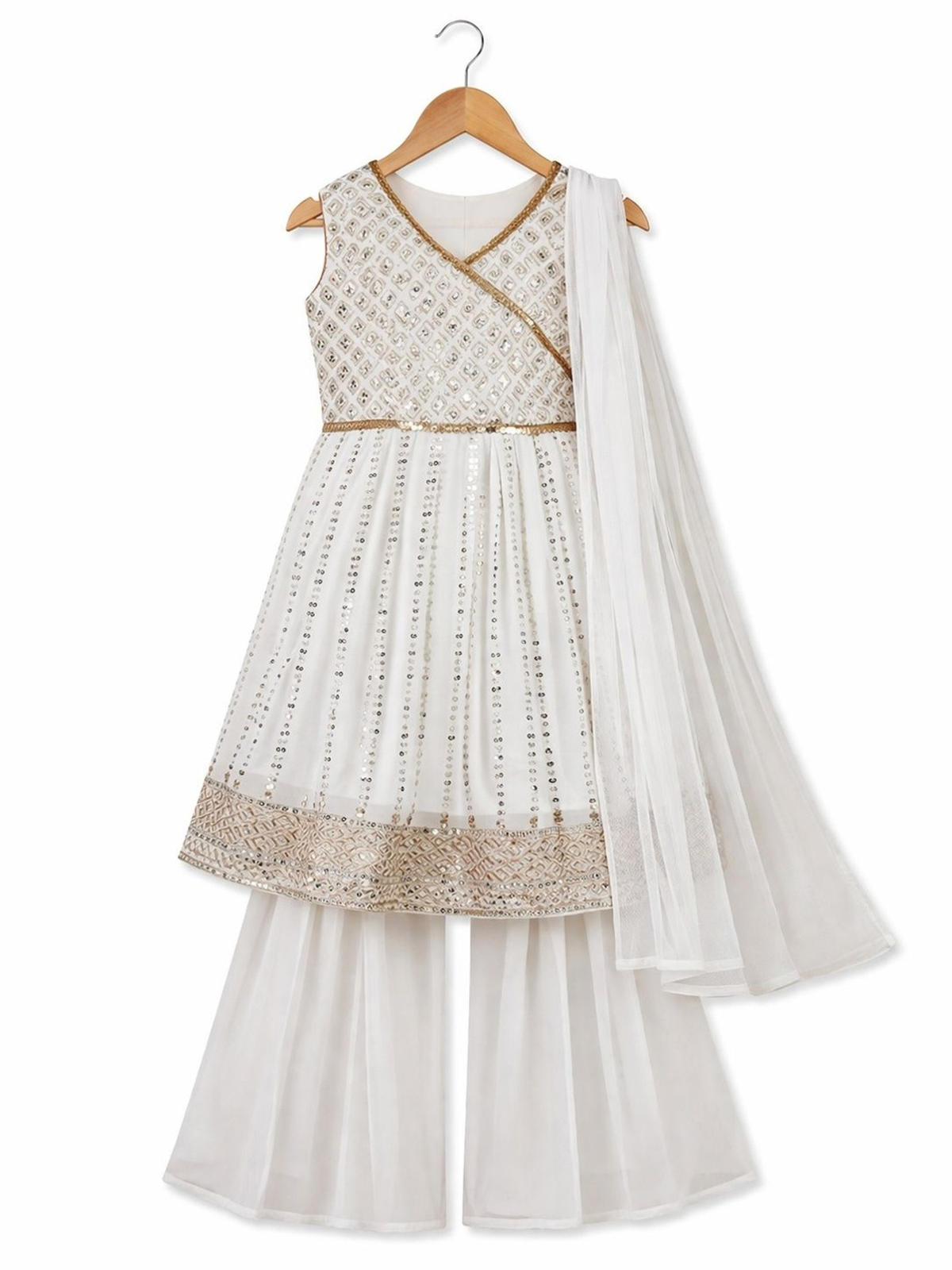 Girls Poly Georgette dress