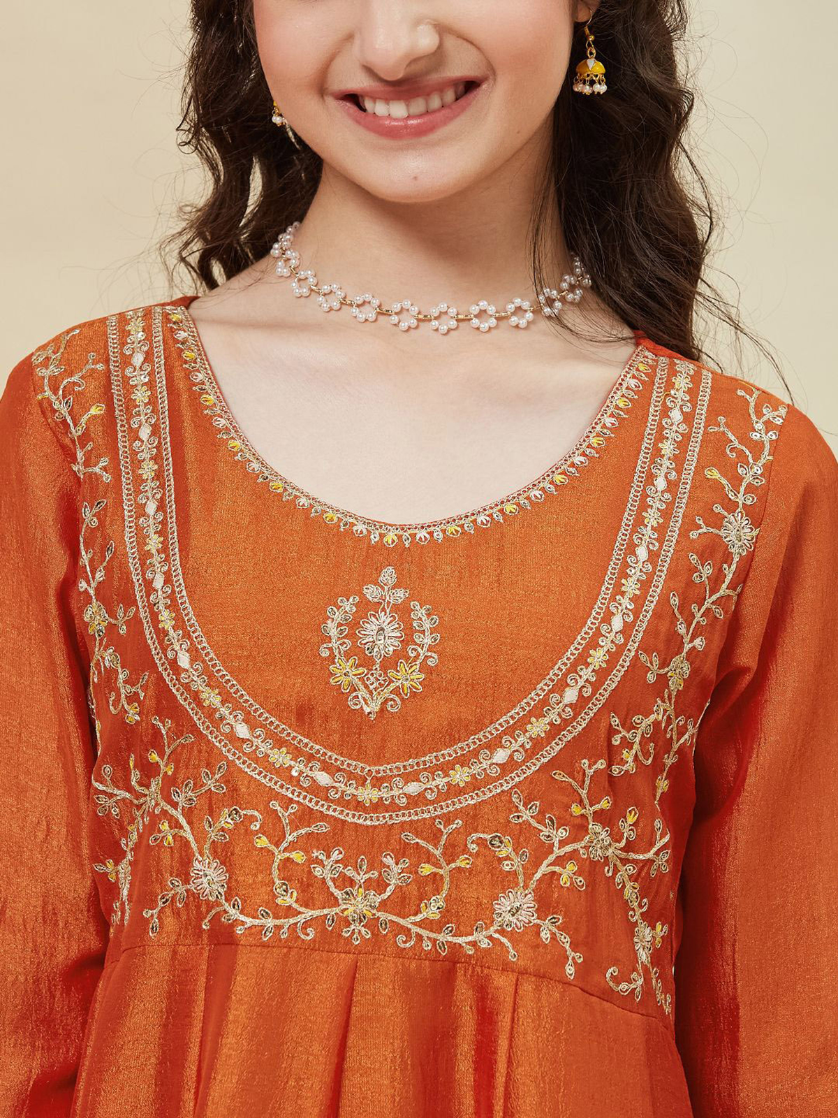 AROMIE Indian Girls Kurta USA - Yellow Festive Outfit