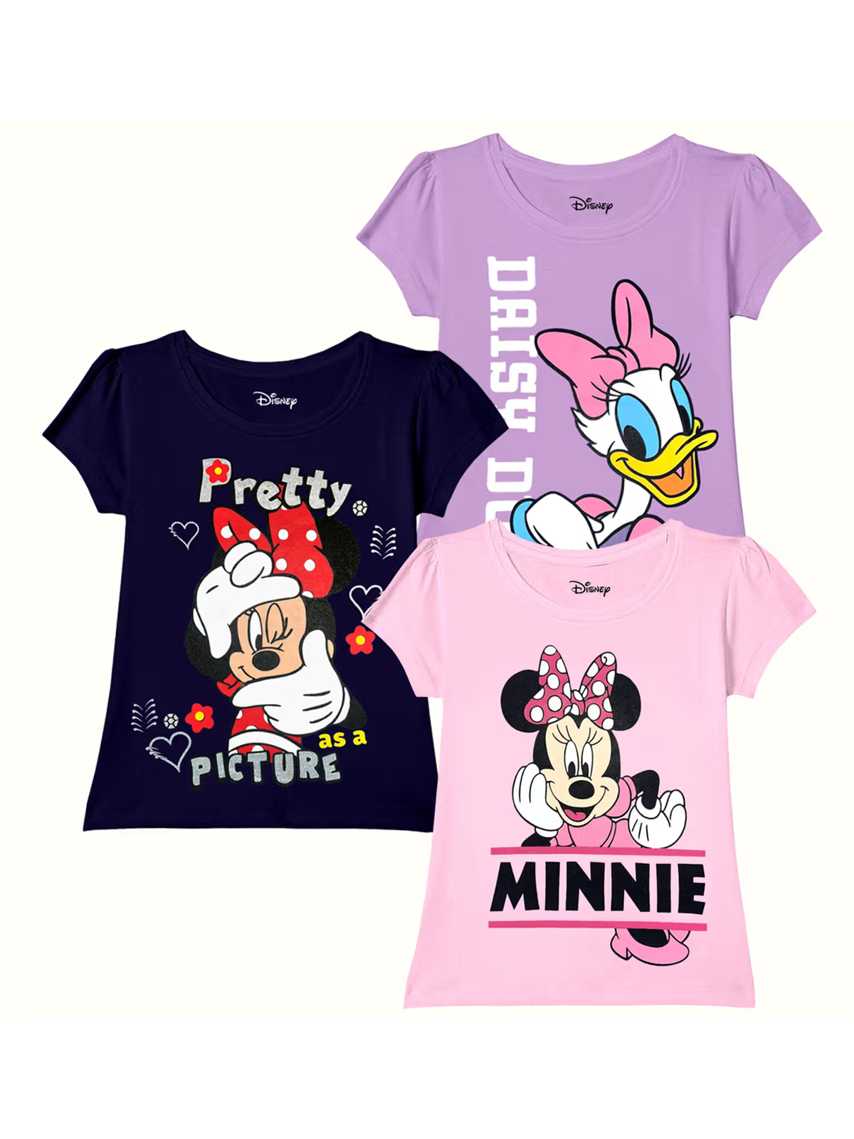Disney half sleeve t-shirts for girls