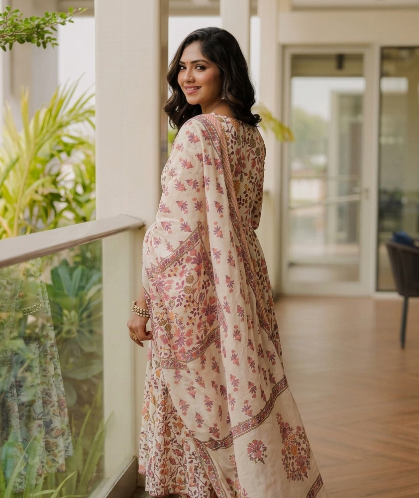Chandrika Embroidery Cotton Suit Set