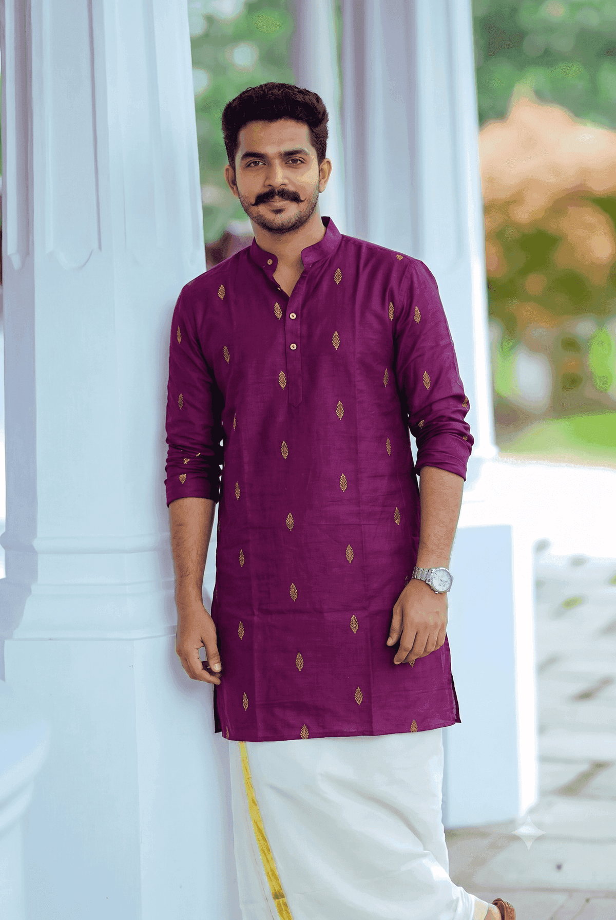 Royal Kerala Traditional Men’s Kurta