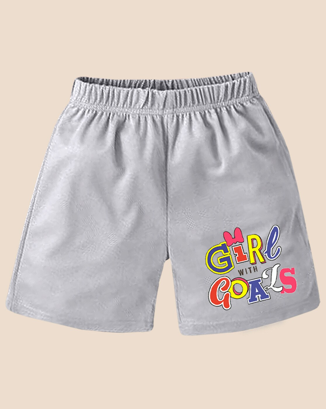 "Pack of 5 girls’ cartoon cotton shorts – colorful, regular fit, breathable and summer-ready"