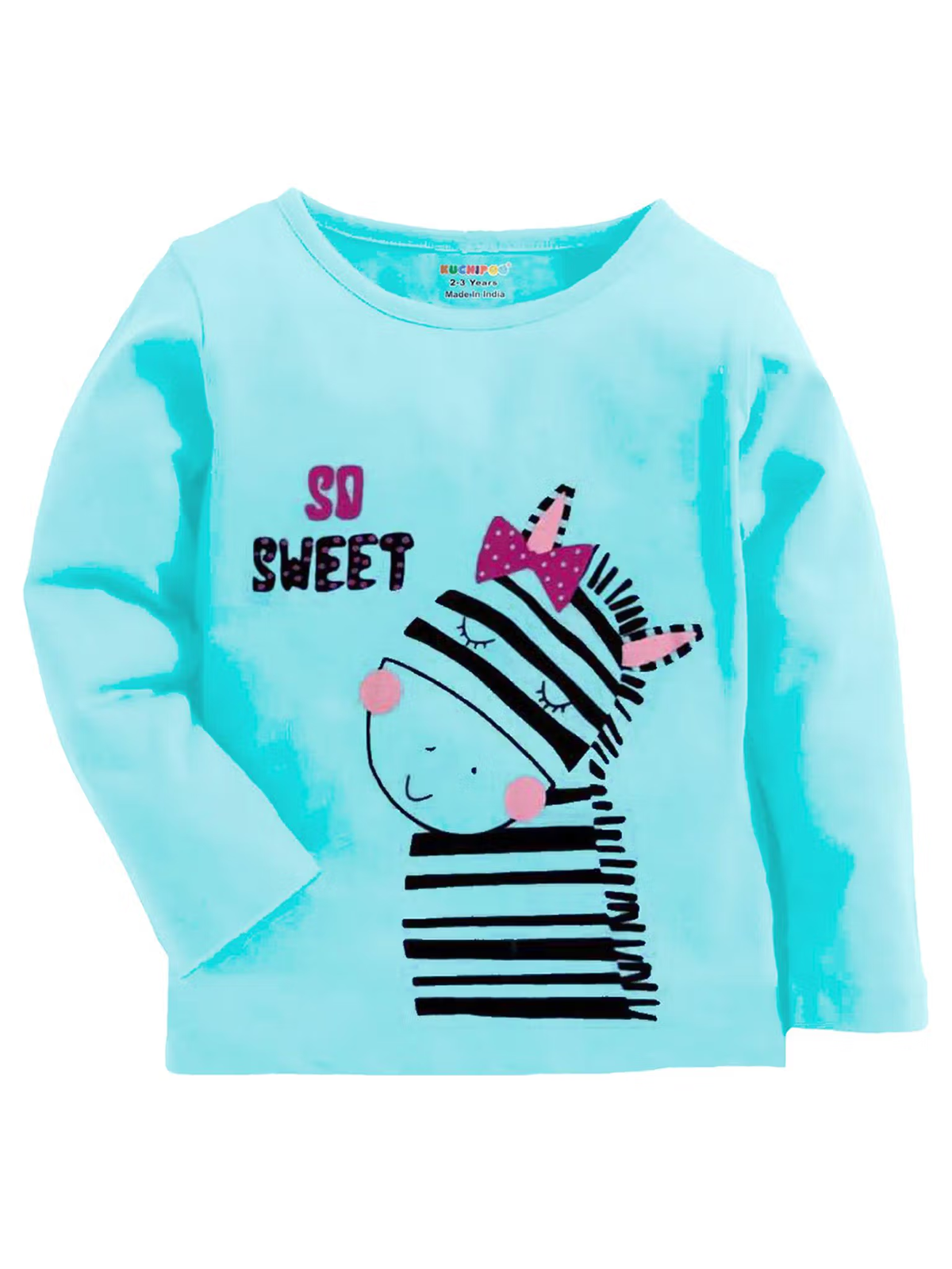 Girls full sleeve graphic t-shirts pack