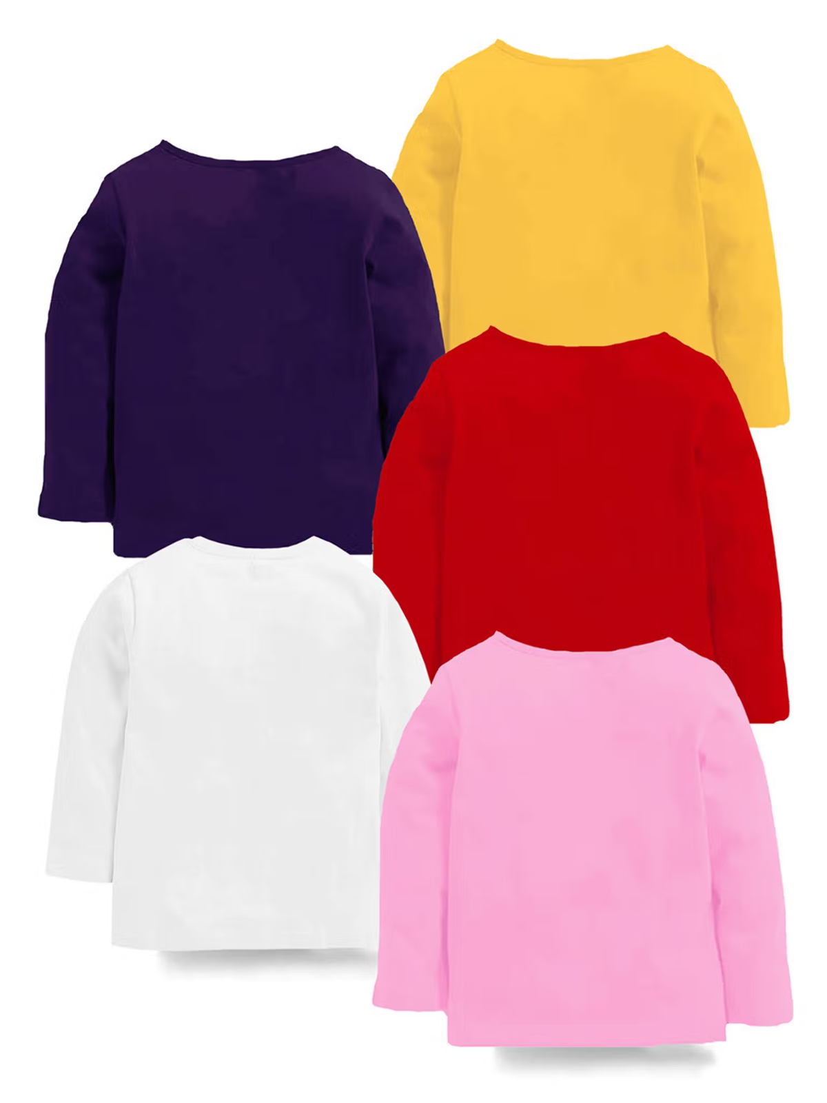 Girls full sleeve cotton blend t-shirts with graphic print