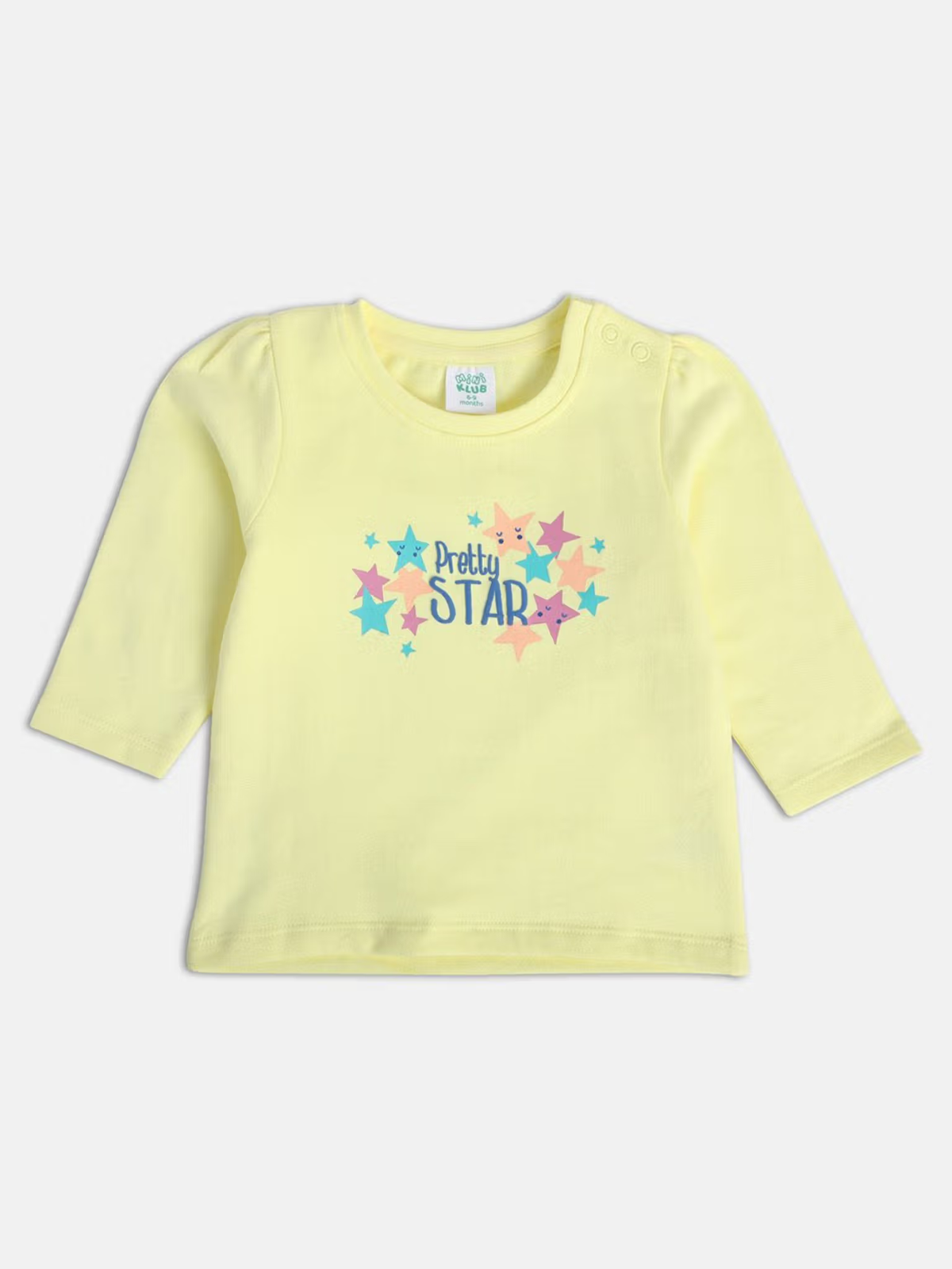 Newborn baby girl cotton printed tops pack