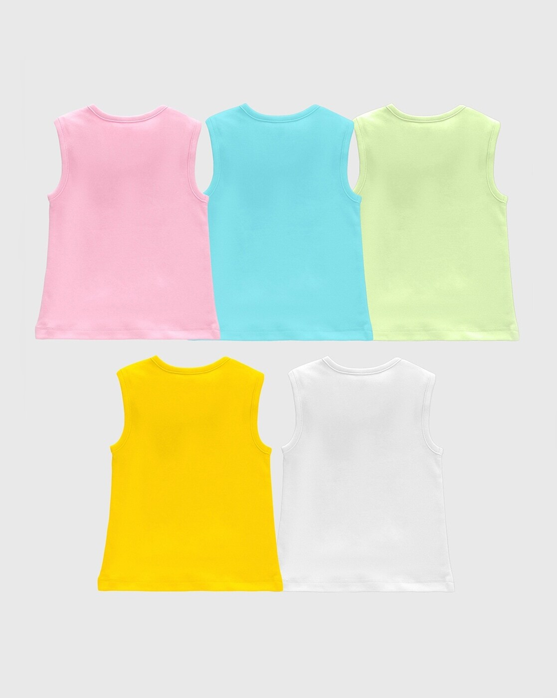 Pack of 5 Printed Crew-Neck T-shirts