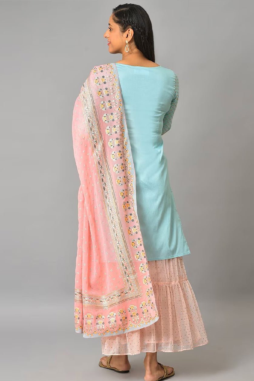 Affordable Sharara Kurta Set - Trendy Three Piece