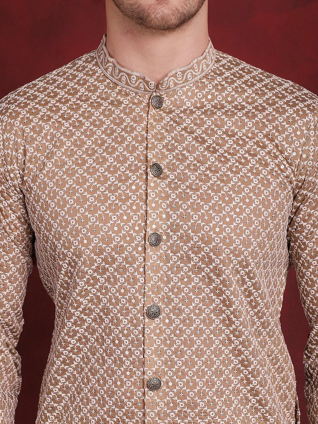 Chikankari Front Open Kurtas