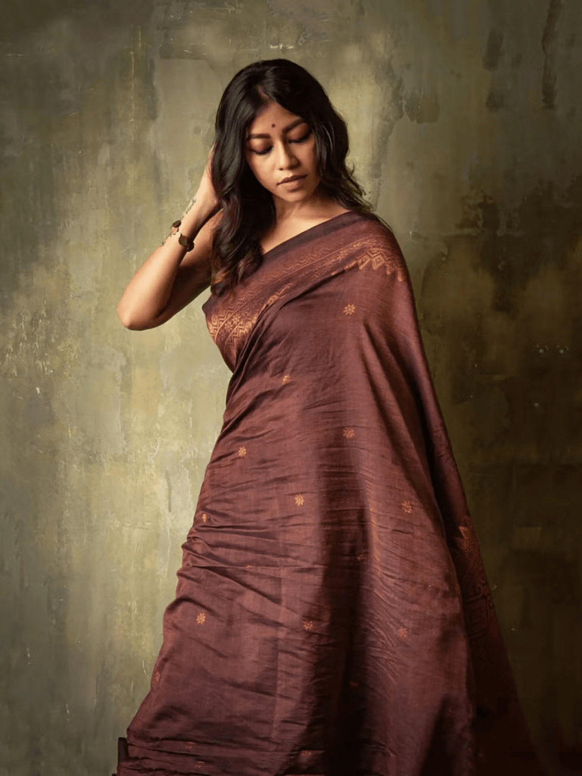 Banarasi Silk Kanjivaram Saree with Unstitched Blouse - aromie