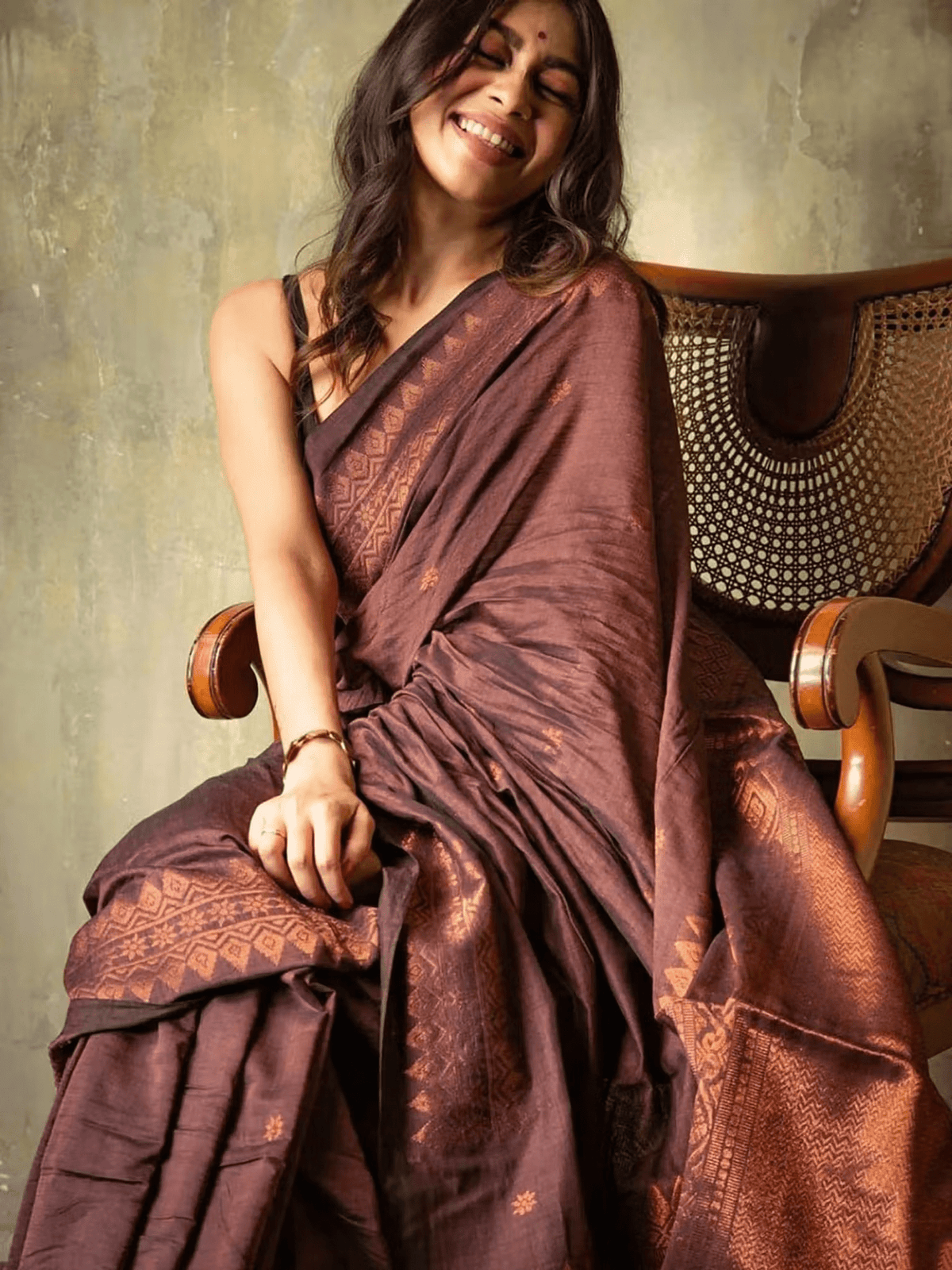 Banarasi Silk Kanjivaram Saree with Unstitched Blouse - aromie