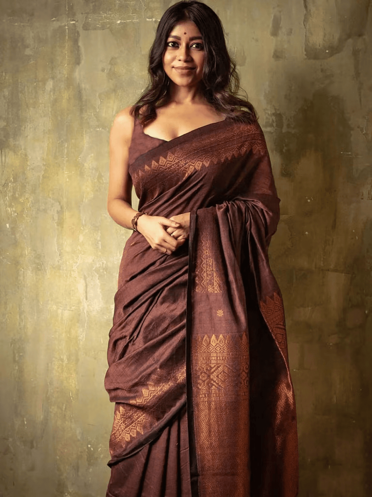 Banarasi Silk Kanjivaram Saree with Unstitched Blouse - aromie
