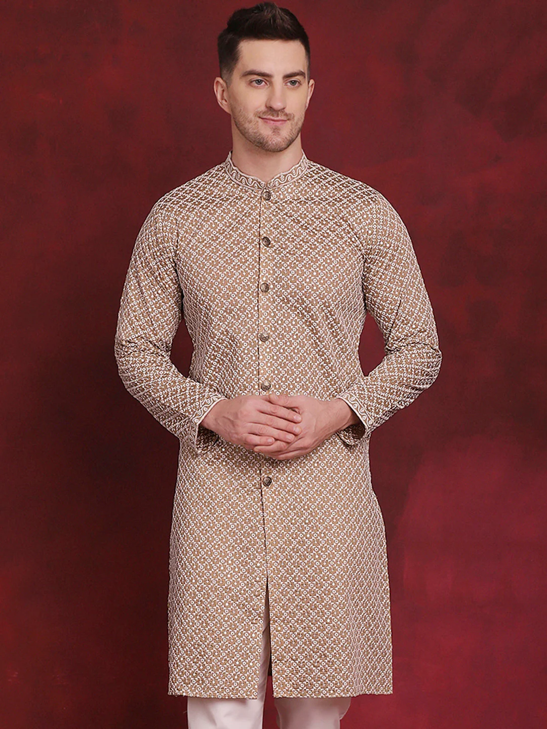 Chikankari Front Open Kurtas