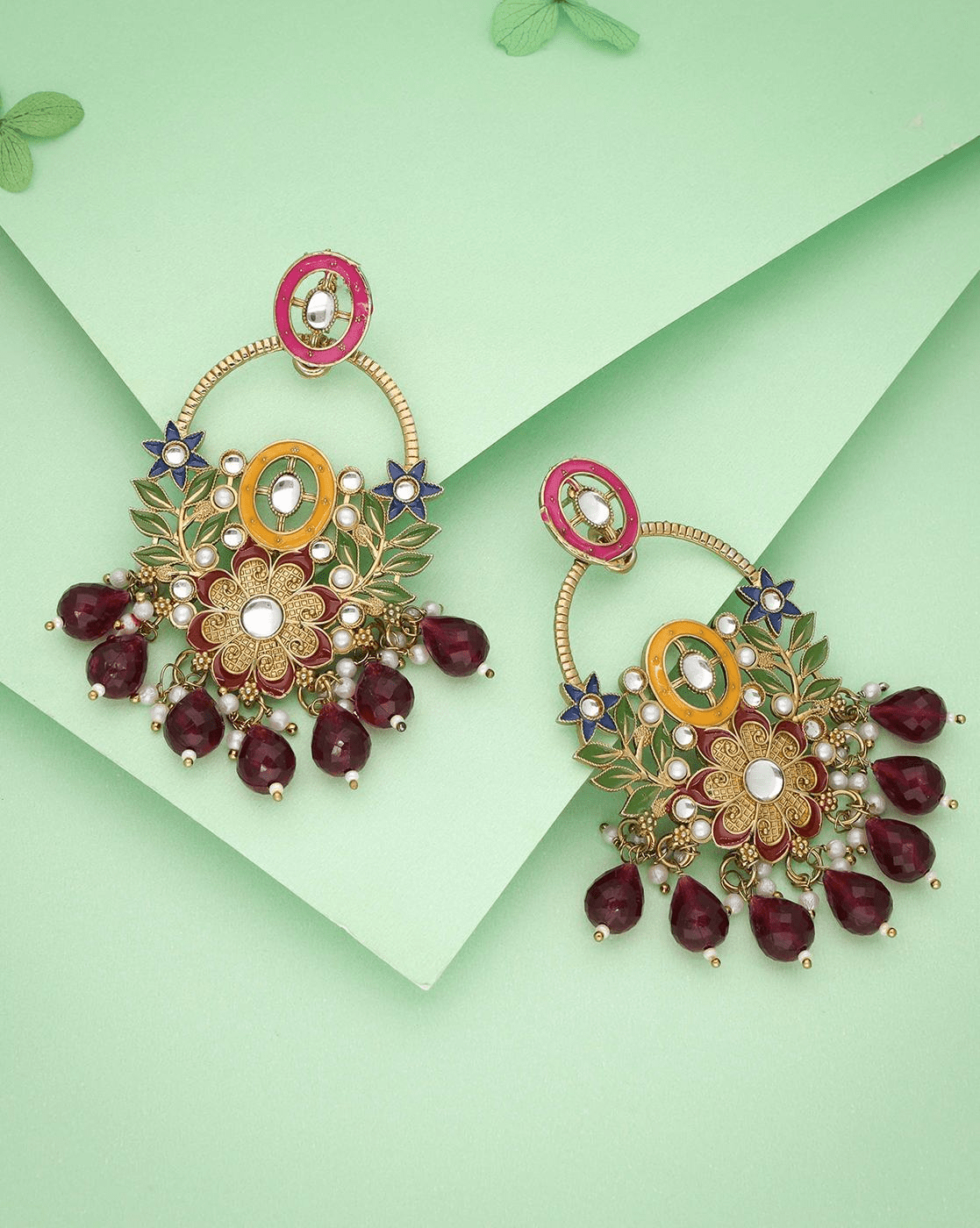 Chic Gold - Plated Pearl Beaded Dangling Earrings for Women – Lightweight Party Jewelry - aromie