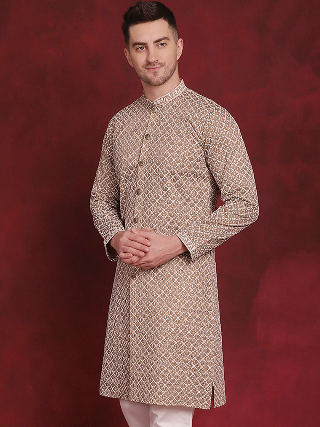 Chikankari Front Open Kurtas