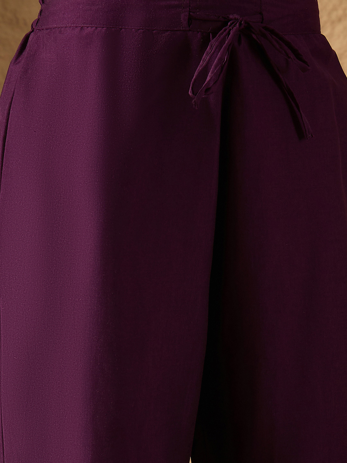 Embroidered Zari Empire Jacquard Kurta With Trouser And Dupatta