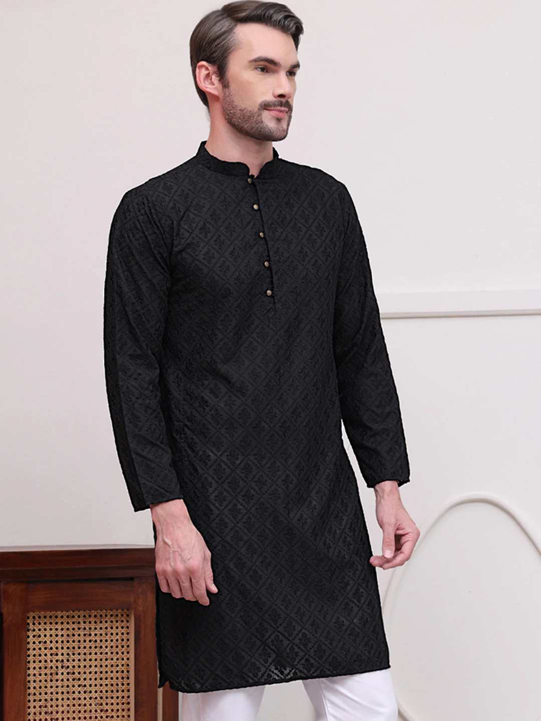 Embroidered Cotton Kurtas