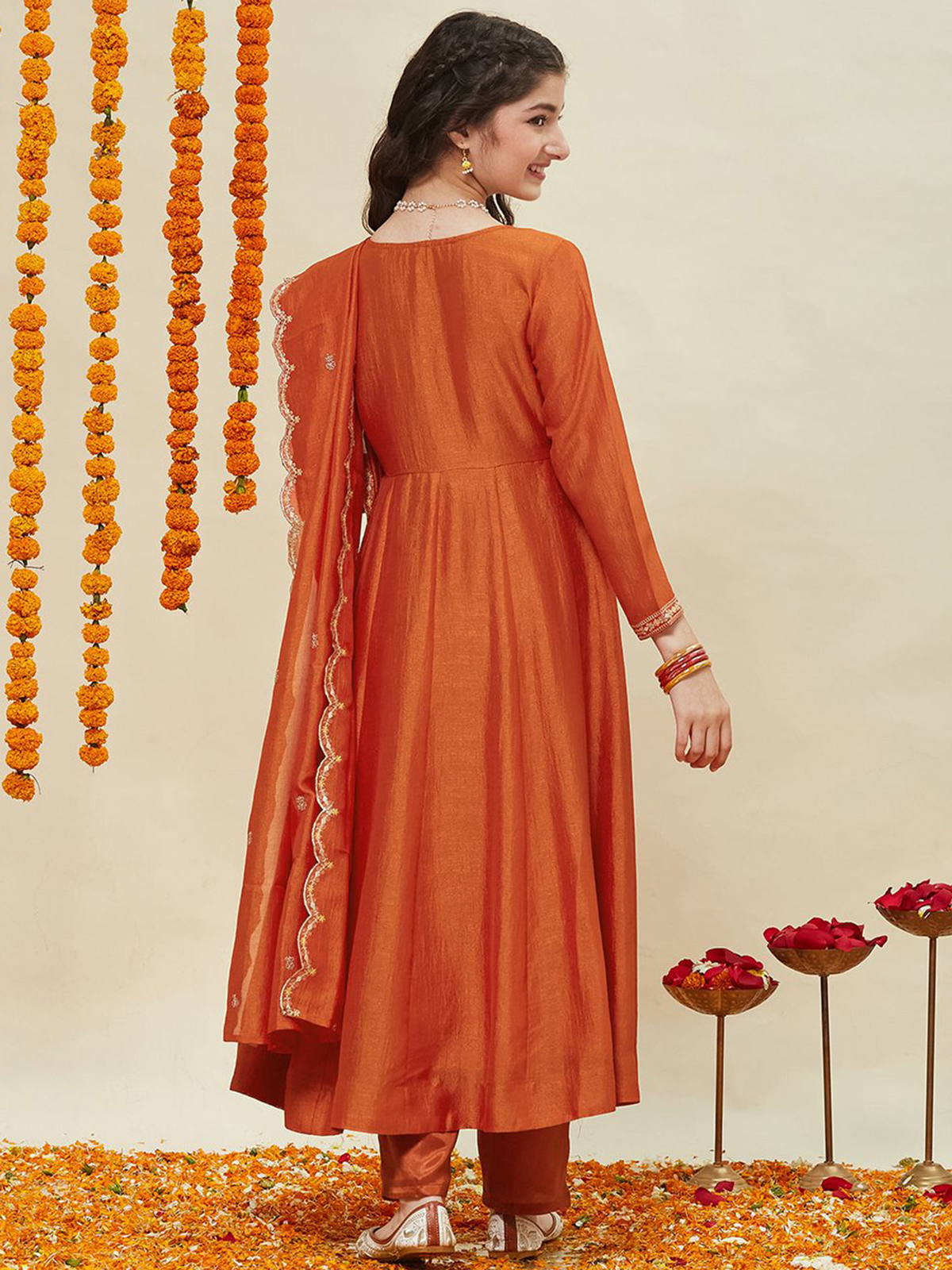 AROMIE Indian Girls Kurta USA - Yellow Festive Outfit