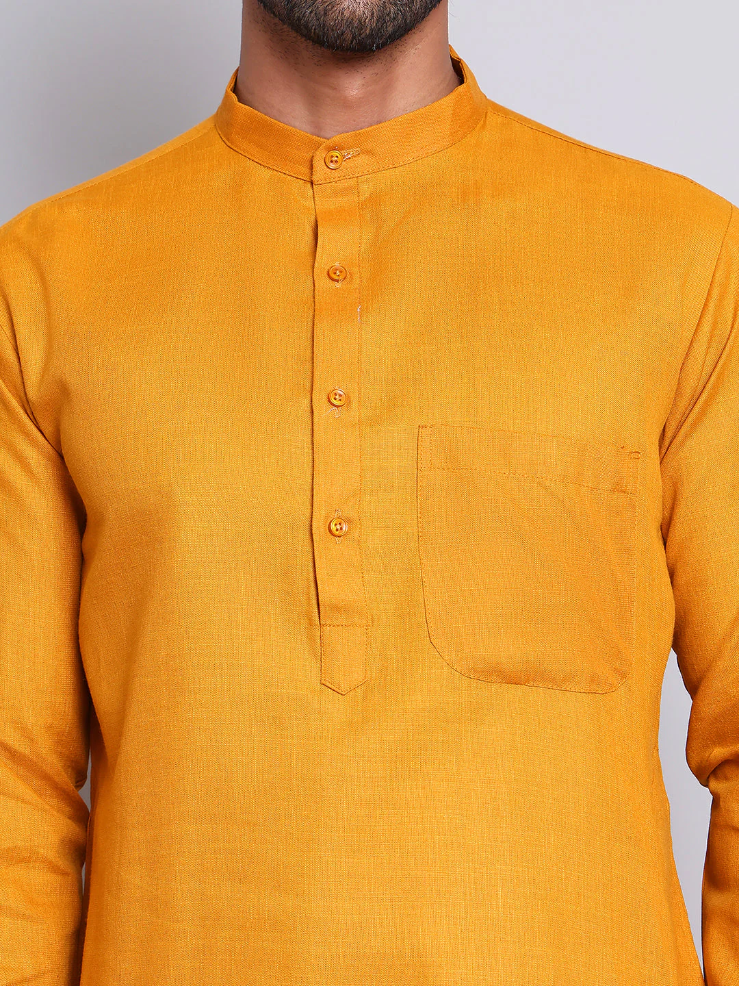 Solid Cotton Kurtas for Men